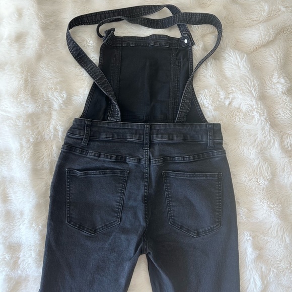 Free People Charcoal Overalls - Picture 4 of 5